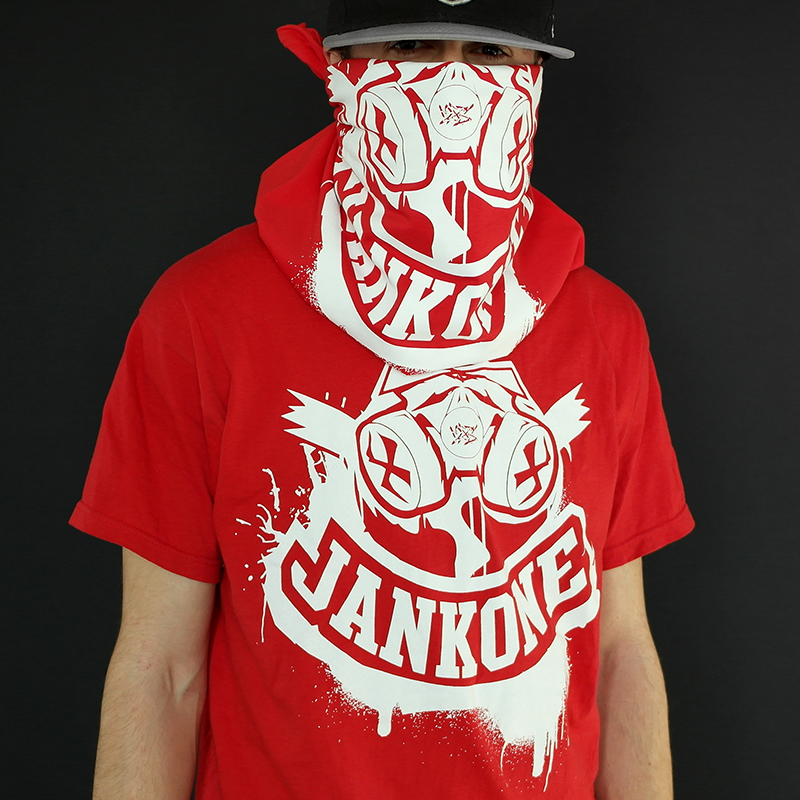 Bild von JankOne "Maske 2015" Shirt (rot)